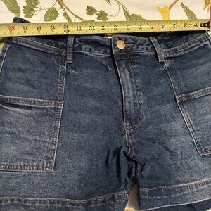 KUT brand thick dark denim shorts - size 10 preloved